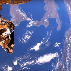 La tierra vista desde el espacio en 4K