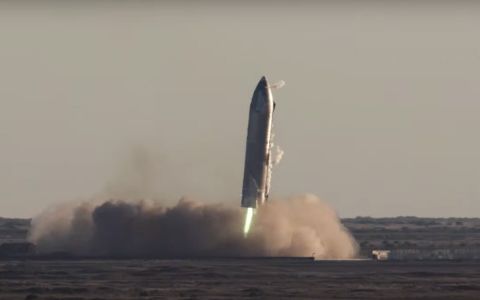 Prueba de altitud de la Starship SN8 de Space X